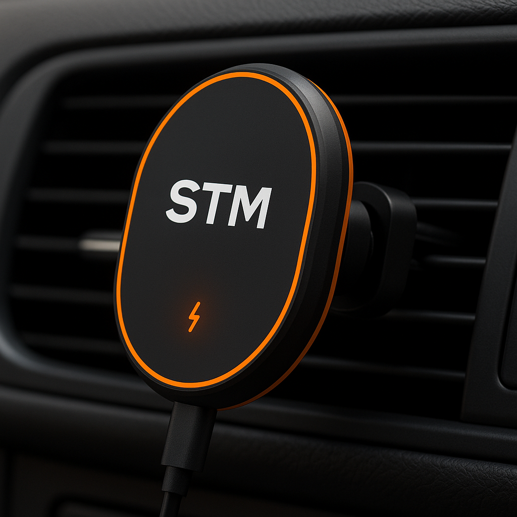 STM Wireless Magnetic Phone Mount with Fast Charging